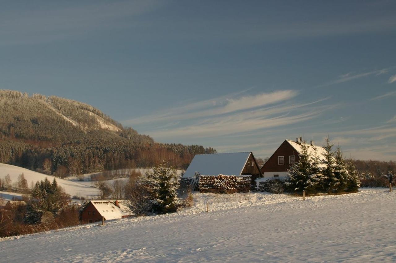 Apartmán Chaloupka na vršku Bernsdorf Exteriér fotografie