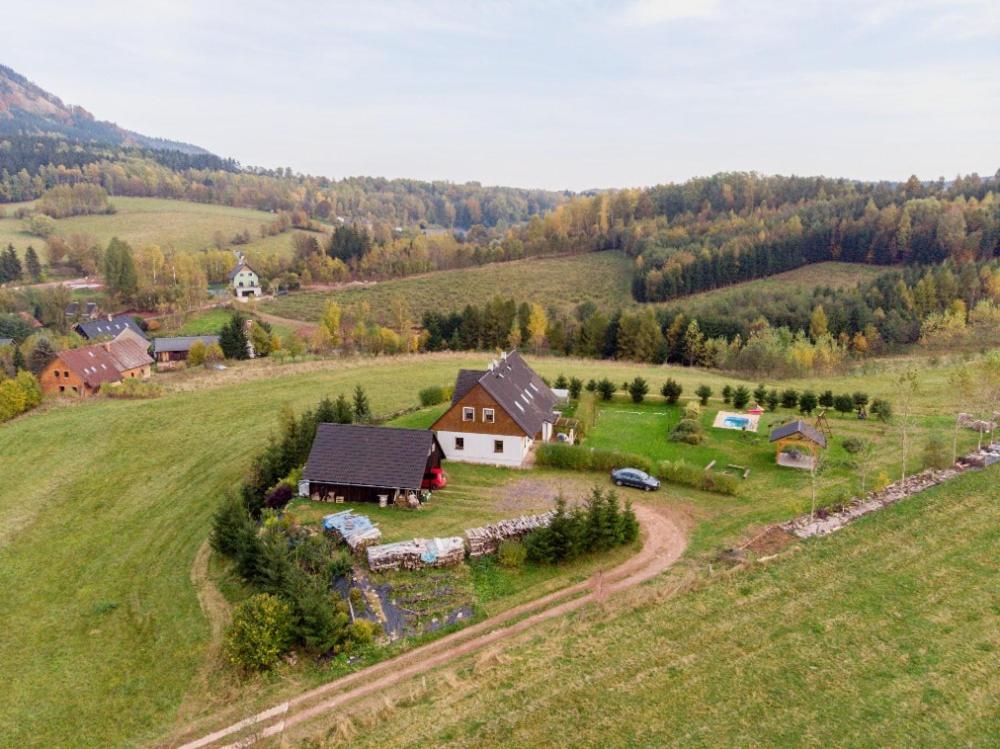 Apartmán Chaloupka na vršku Bernsdorf Exteriér fotografie